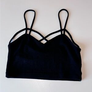Brandy Melville black crop top